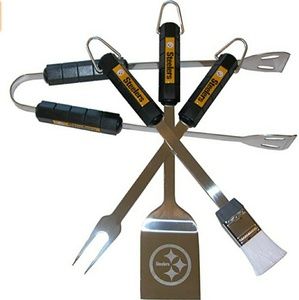 Pittsburgh Steelers 4 piece bbq set
